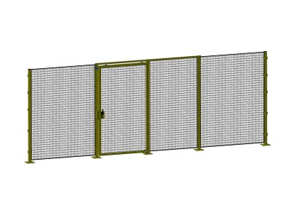 Single sliding door